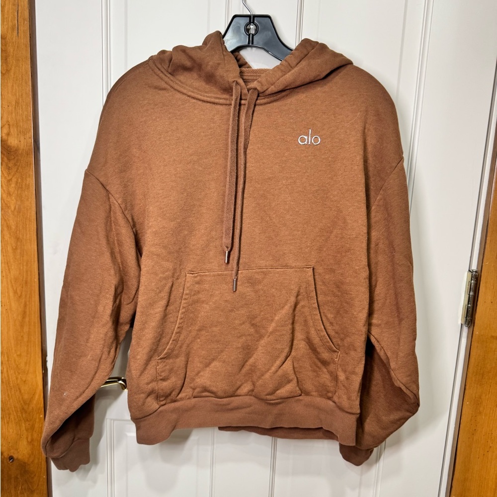 Alo Yoga Brown Pullover Hoodie